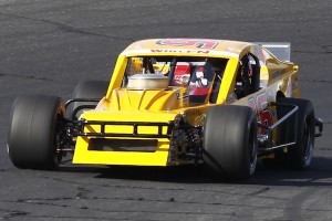 Eric Berndt in action in Bob Katon's Whelen Modified Tour car. (Photo: Jeff Zelevansky/Getty Images for NASCAR)