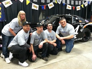 Participants in last year's Pit Crew Challenge at the Frank Maratta Auto And Race-A-Rama Show 