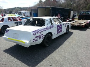 One of the Rent A Racecar DARE Stock division rides at Stafford Motor Speedway (Photo: Paul Strickland Jr./Rent A Racecar)