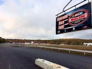 The view entering the Speedbowl Saturday morning