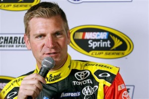 Clint Bowyer during the NASCAR Sprint Media Tour Tuesday in Charlotte, N.C. (Photo: Bob Leverone/Getty Images for NASCAR)