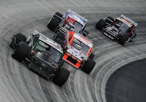Whelen Modified Tour action at Bristol Motor Speedway in 2014 (Photo: Getty Images for NASCAR)