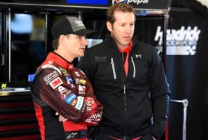 Jeff Gordon (left) with crew chief Alan Gustafson (Photo: Robert Laberge/Getty Images for NASCAR)