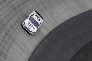 Brad Keselowski on track at Bristol Motor Speedway during qualifying Friday for the Sprint Cup Series Food City 500 (Photo: Todd Warshaw/Getty Images for NASCAR)