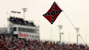 The Confederate Flag flies during an event at Darlington Speedway in Darlington, S.C. (Photo: Streeter Lecka/Getty Images) 