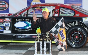 Andrew Hayes has been celebrating plenty in victory lane of late at Stafford Speedway (Photo: Stafford Speedway/Driscoll MotorSports Photography)