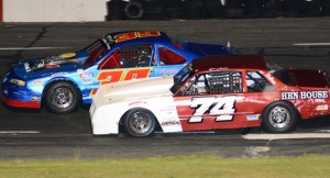 Former New London-Waterford Speedbowl regulars Chris Douton (39) and Joe Arena (74) will be in action when the North East Street Stock Tour makes its debut at the track Saturday (Photo: Northeast Street Stock Tour/Chip Cormie)
