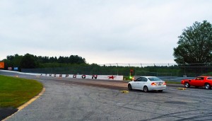 Cars line up at Thompson Speedway for the inaugural  New England Street Outlaws Series event recently (Photo: Courtesy New England Street Outlaws Series)