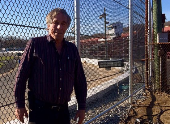 New London-Waterford Speedbowl owner Bruce Bemer at the track Wednesday 