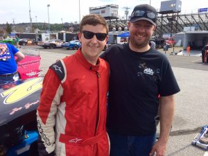 Joe Graf Jr. (left) and crew chief Paul French