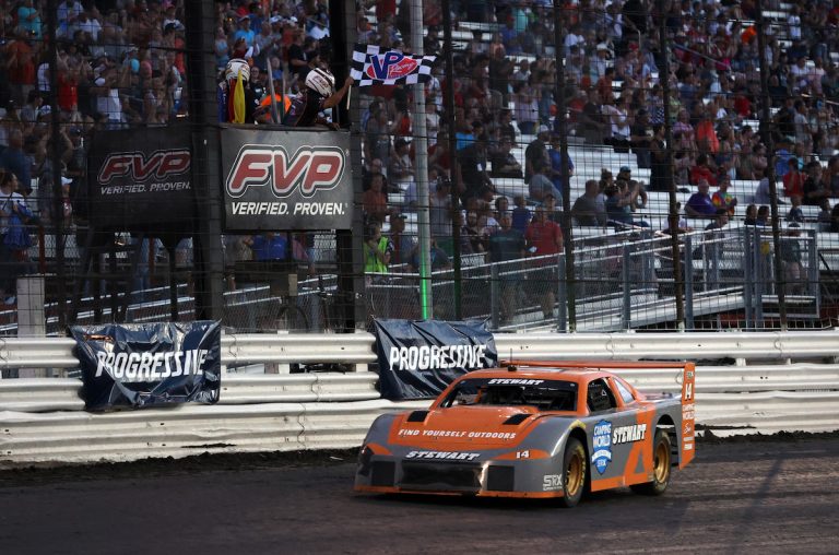 Getting Dirty Tony Stewart Secures SRX Win at Knoxville Raceway