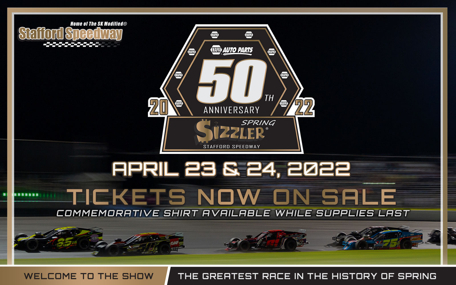 Entry List For 50th NAPA Spring Sizzler At Stafford Reaches 40