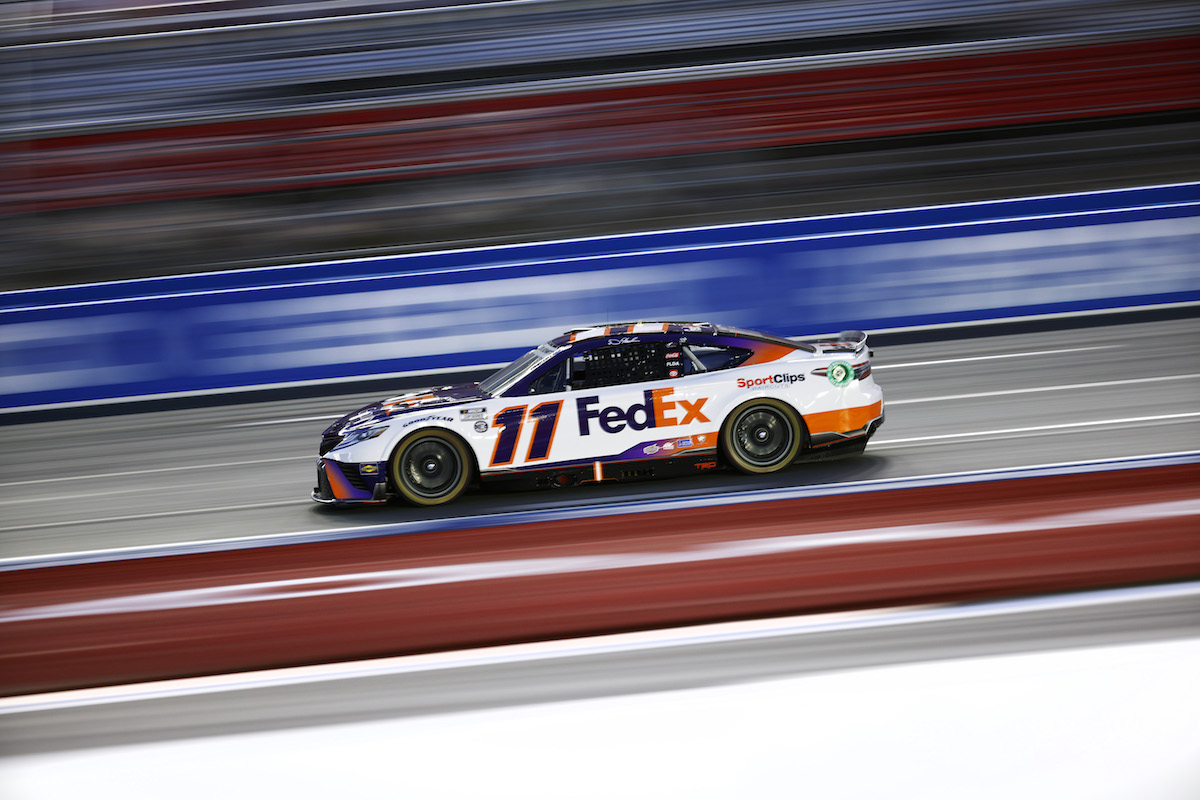 Cup Series Notebook Denny Hamlin Leads Toyota Stamped In CocaCola 600