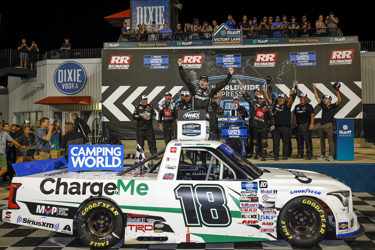 Chandler Smith Dominates Camping World Truck Series Playoff Race At Richmond