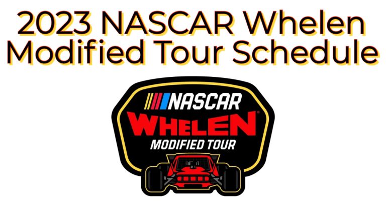 RaceDayCT Exclusive: First Look At 2023 Whelen Modified Tour Schedule