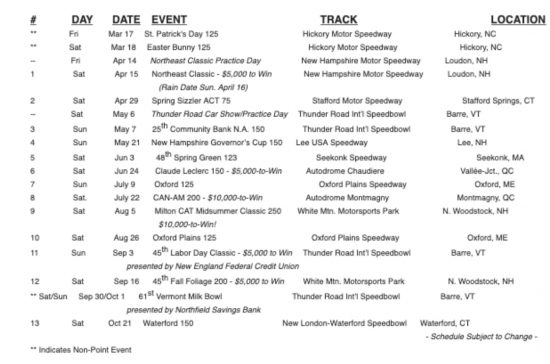 american canadian tour 2023 schedule