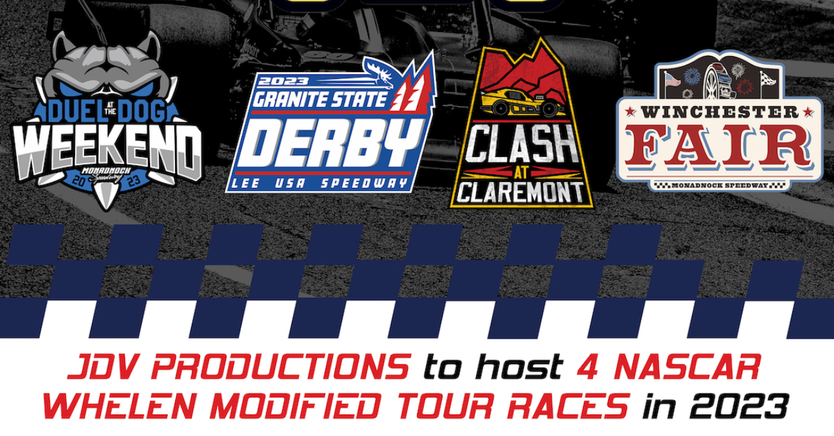 JDV Productions Announces Four NASCAR Whelen Modified Tour Dates For