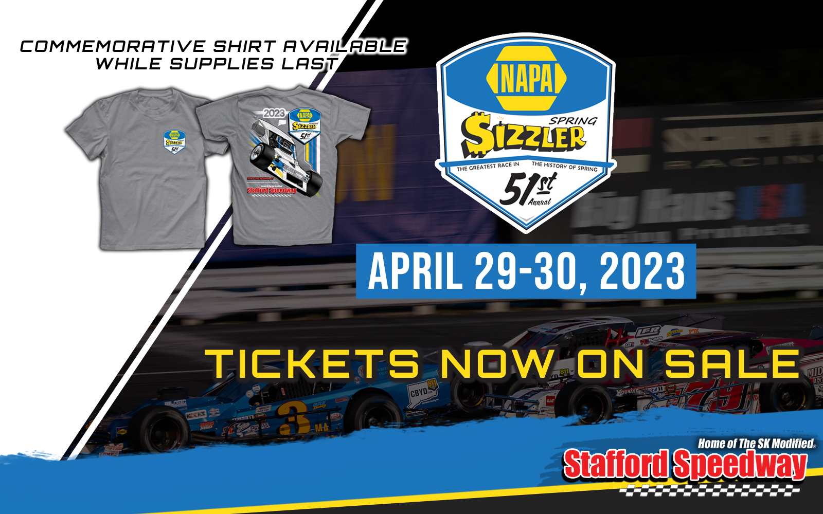 NAPA Spring Sizzler Tickets Now On Sale; Limited Edition Shirt