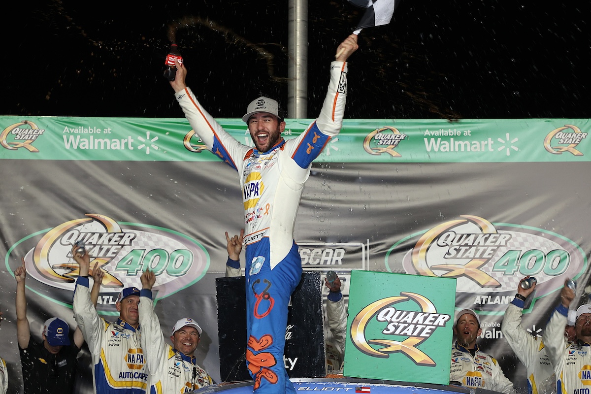 Chase Elliott Breaks Winless Drought With Cup Series Victory At EchoPark Speedway - RaceDayCT.com