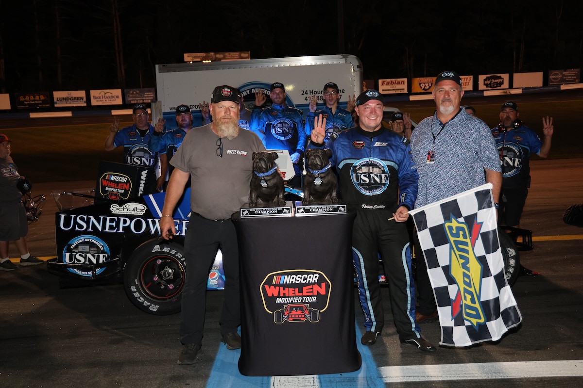 Power Surge: Patrick Emerling Gets Third Consecutive Whelen Mod Tour Win at Monadnock